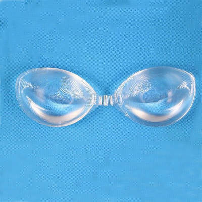 Push-up Thickened Invisible bra Upper Thin Lower Thick Strapless Silicone bra Bridal bra free bra