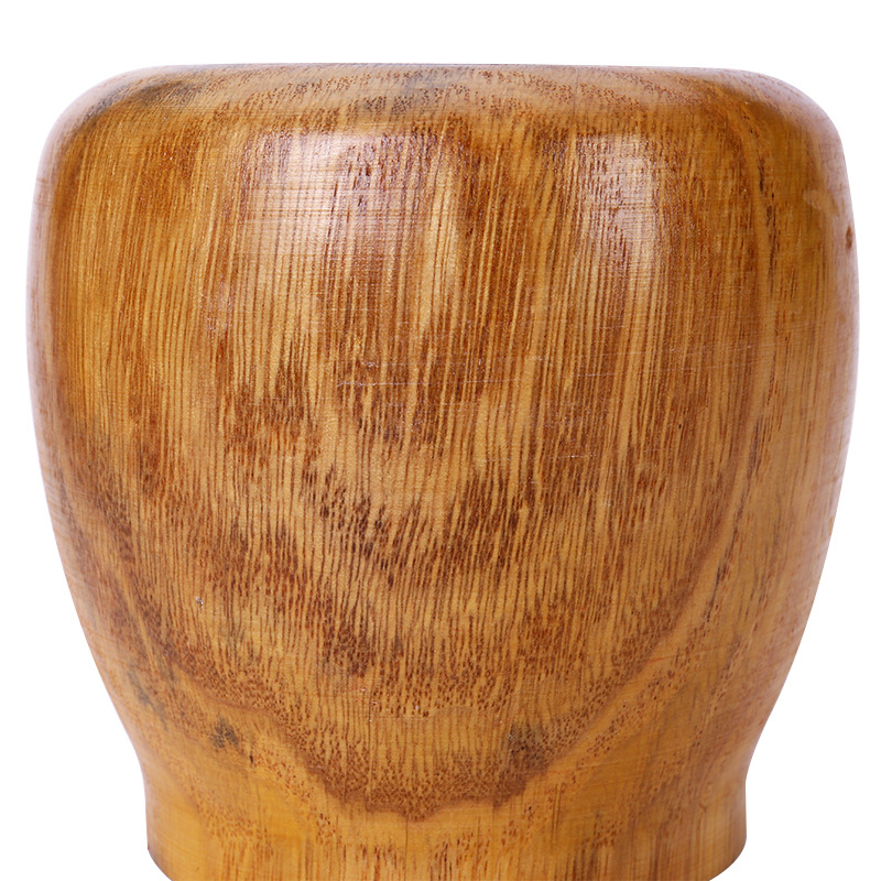 Solid Wood Garlic Mash Pot Wooden Pot Garlic Mill Household Wood Mortar Supplementary Food Pressure Garlic Mill Garlic Mill Wholesale