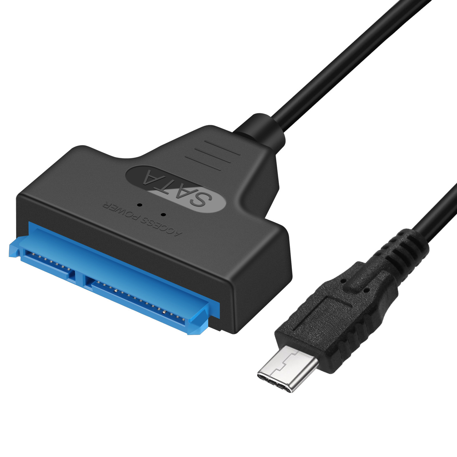 Type-c转SATA7+15pin易驱线 USB3.1 to SATA 2.5寸串口硬盘数据线