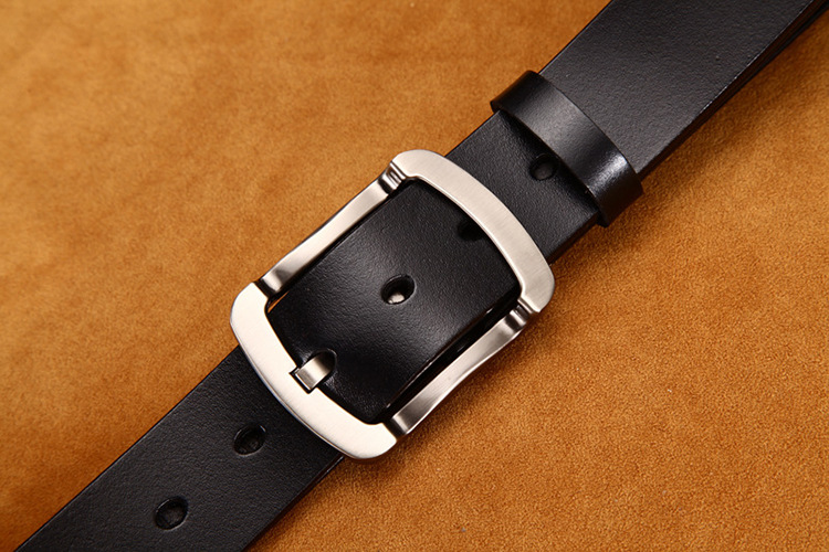 Produttori popolari all'ingrosso cintura da uomo in pelle di vacchetta con fibbia ad ardiglione a due strati cintura da uomo retrò versatile da lavoro_voghion.com