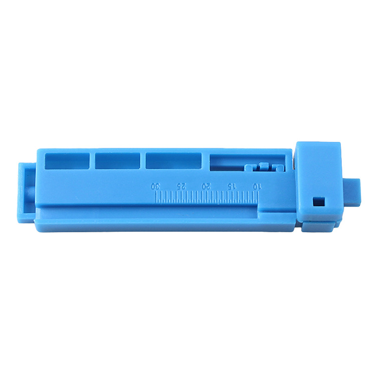 Two-in-one optical fiber cutting knife fixed length peeling device leather cable clamp leather cable fixed length device optical fiber fixed length