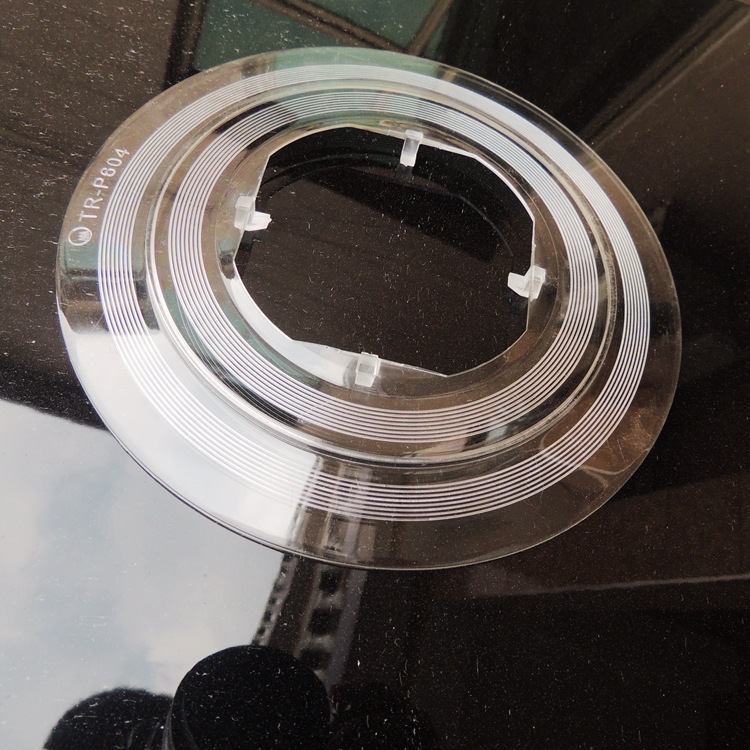 Shihe TR-P604 Mountain Bike Variable Speed Flywheel Guard 160mm High Strength Transparent Plastic Flywheel Cover