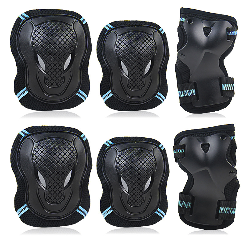 Adult and children roller skating protective gear, skateboard riding, skates, skating sports protective gear, knee pads, elbow pads, wrist pads set