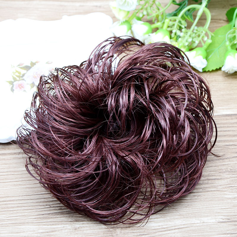 Bride hair wig hair ring wholesale fluffy shape head Ring Ball head hair accessories low price hot selling accessories