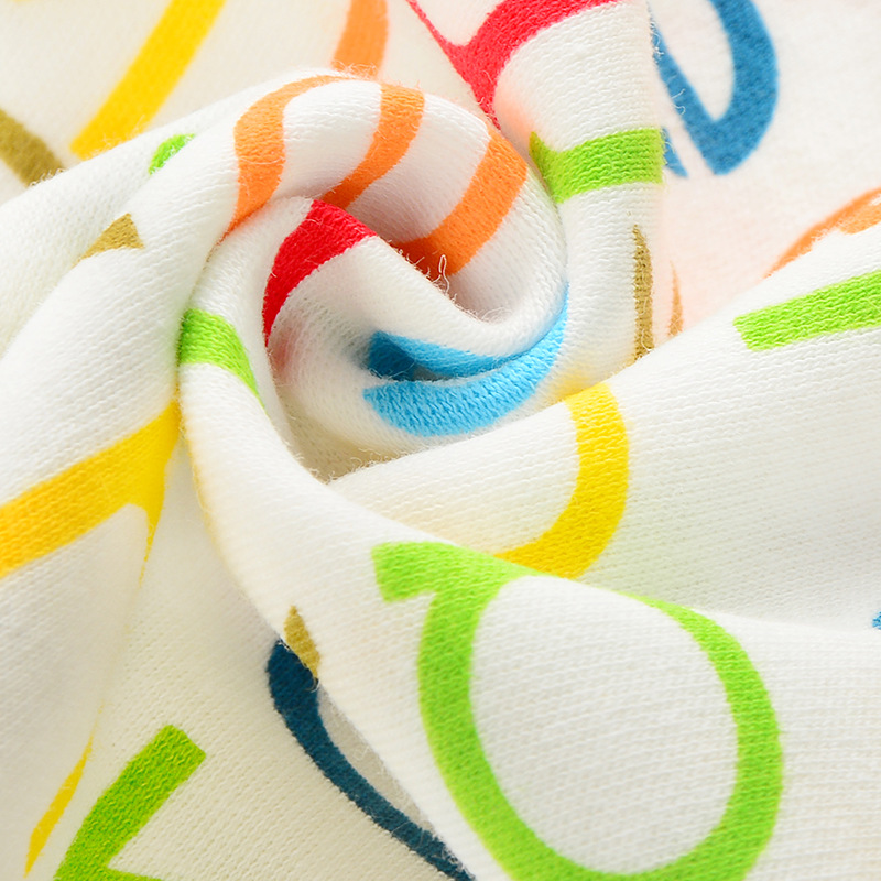 Baby's Spit Towel Baby's Pure Cotton Triangle Towel Double Layer Cartoon Printed Baby's Triangle Spit Towel Children's Bib