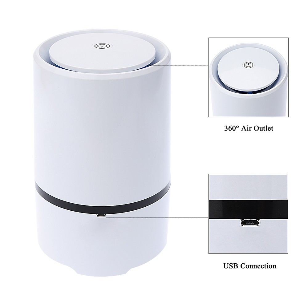 USB aromatherapy machine negative ion air purifier desktop air freshener with filter