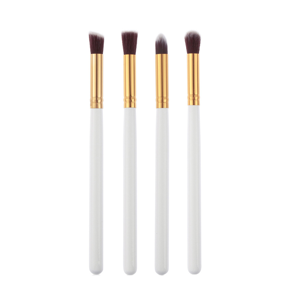 A generation of 4 long rod small eye shadow makeup brush 4 eye makeup brush beauty tools manufacturers in stock