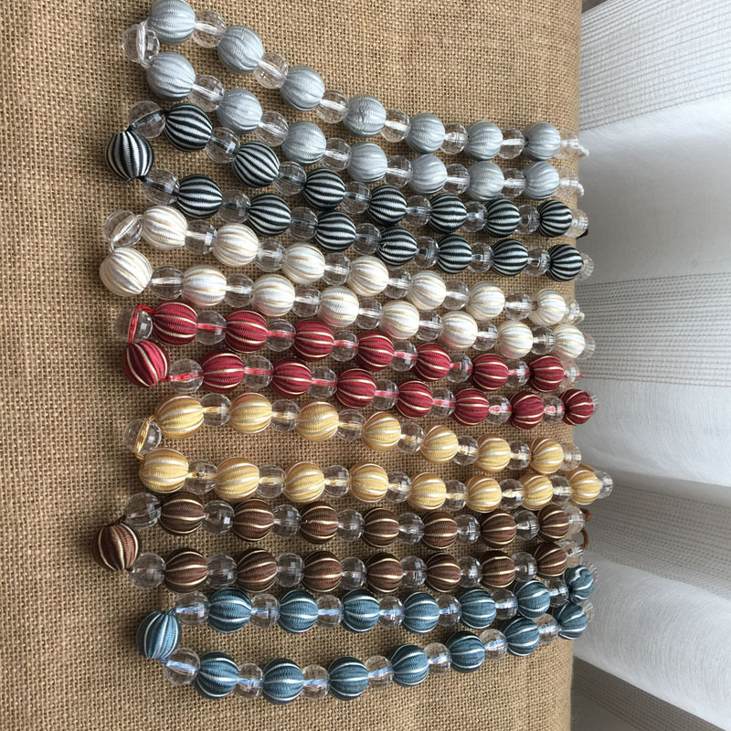 Simple Modern Curtain Strap Curtain Buckle Curtain Spike Accessories Imitation Crystal Beads Curtain Strap