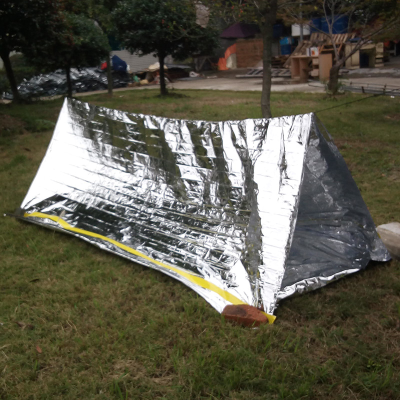 emergency tent outdoor life blanket survival blanket emergency blanket thermal insulation blanket j simple tent sunscreen space blanket