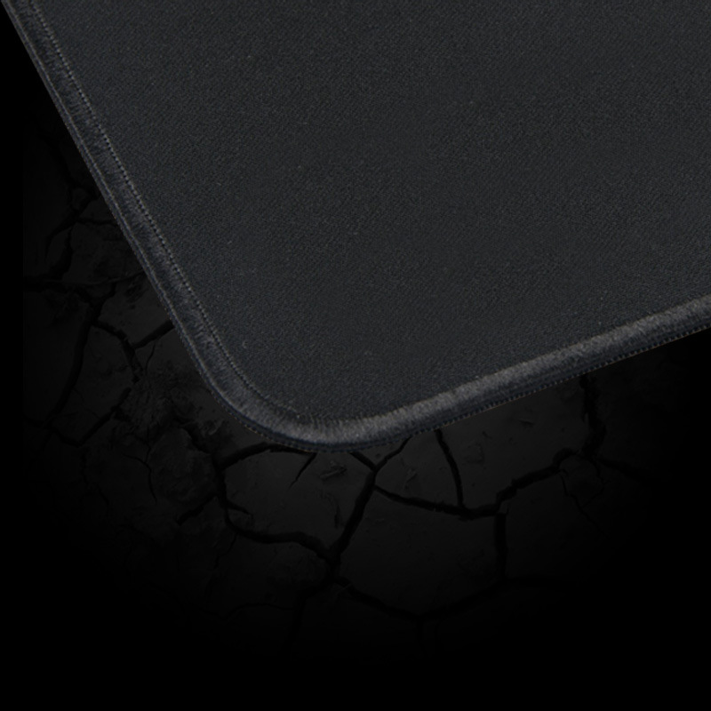 Pure Black Mouse Pad Free Shipping Lock Edge Thickened Oversized Custom Game Mouse Pad Internet Cafe Keyboard Table Pad Wholesale
