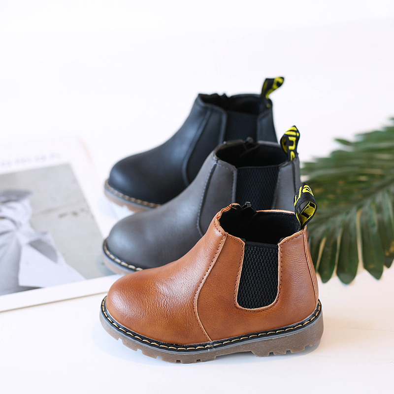 2022 autumn and winter fashion casual Children's Martin boots short boots mid-calf side zipper men and women comfortable factory direct sales