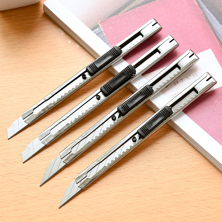 Small size portable art knife stainless steel tool knife metal office stationery handmade paper cutting knife