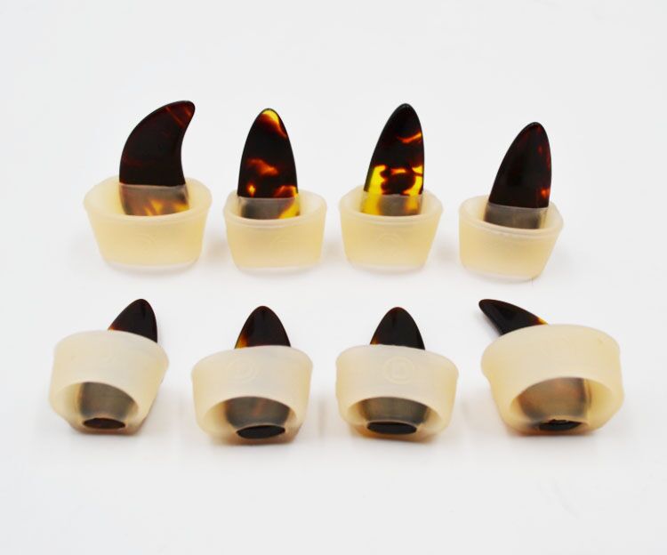 Guzheng Nail Set Wholesale Free Adhesive Tape Children Adult Guzheng Nail Set Silicone Tape Isha