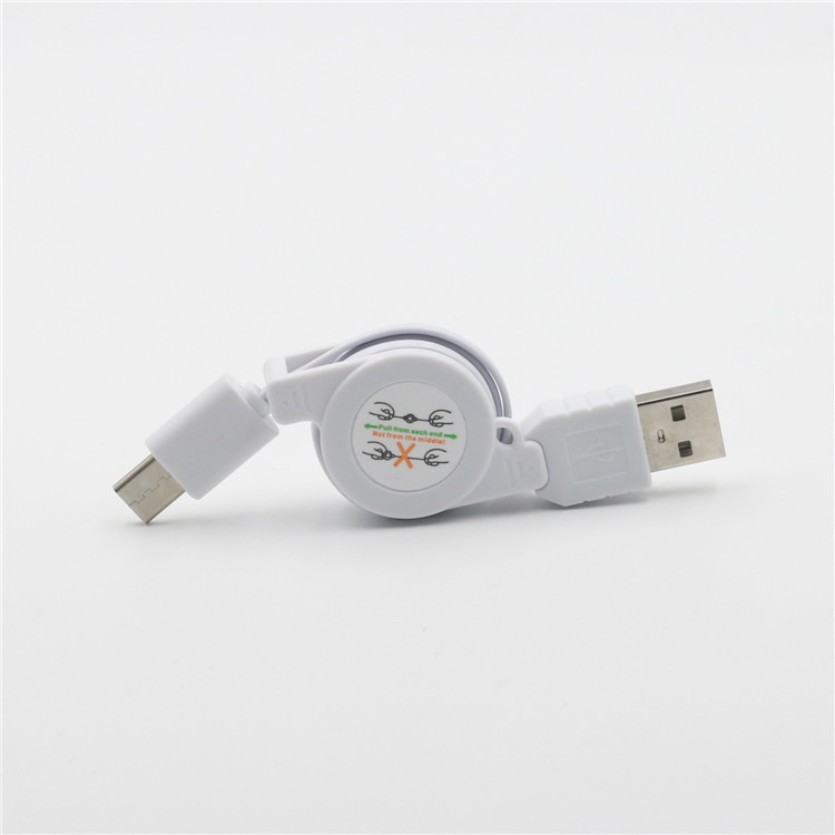 [Spot supply] stretch Type-c stretch telescopic data line Android interface mobile phone charging line 0.8 meters
