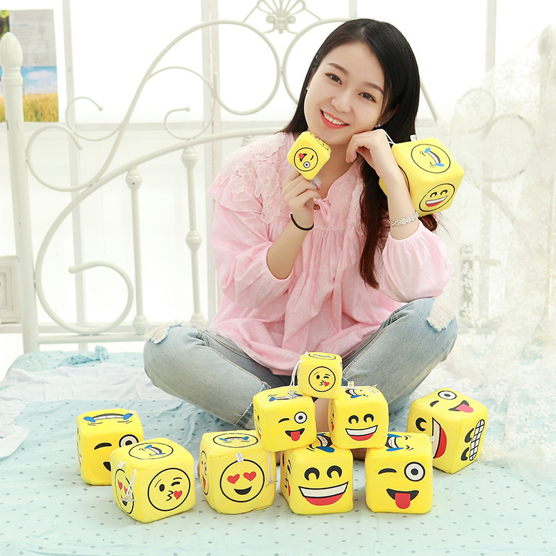 Plush dice grab Machine Bottom box sieve toy car pendant cartoon color car pendant manufacturers wholesale