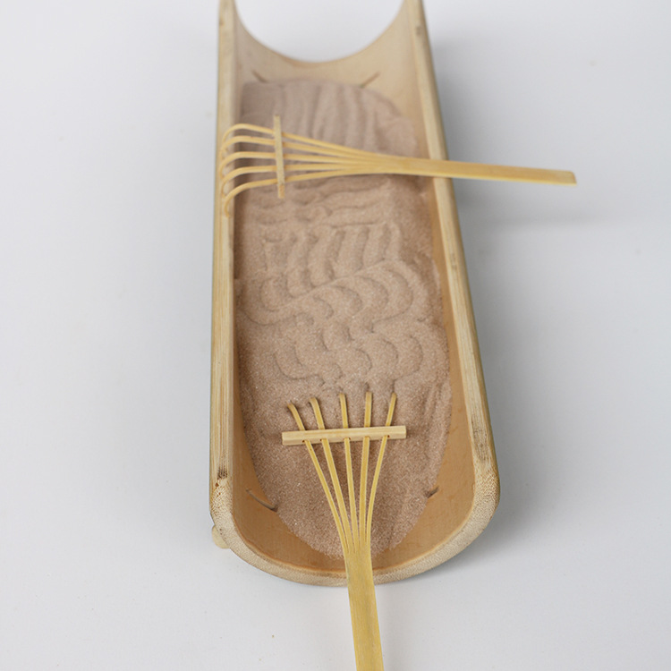 Bamboo rake bamboo products Children's bamboo toys bamboo sand rake sand table accessories mini rake bamboo crafts