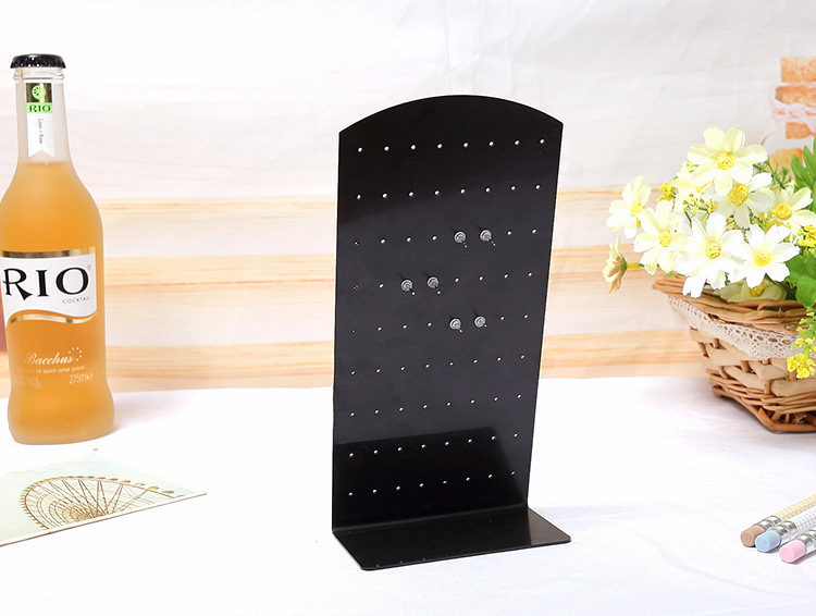 Feather AliExpress Ebay Acrylic 36 Pair Ear Nail Plate Ear Display Stand L-Shaped Hairpin Jewelry Display Stand