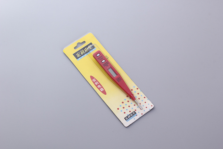 Red Small Electronic Induction Electric Pen Digital Display Electric Pen Electrician Electric Pen Household Electronic Tools
