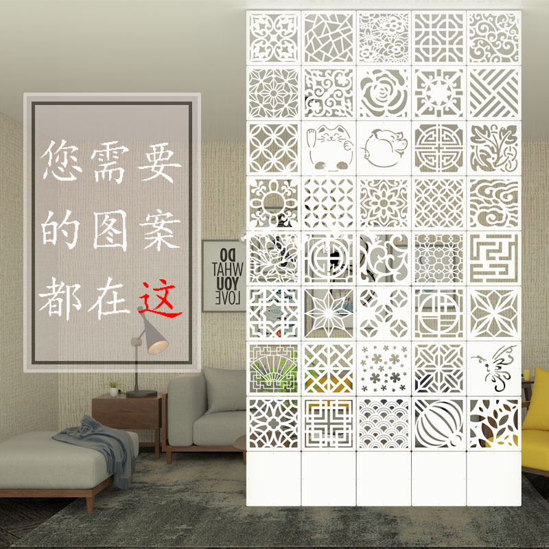 Fashion European-style hanging screen hanging living room dining room bedroom porch room partition folding office screen manufacturers