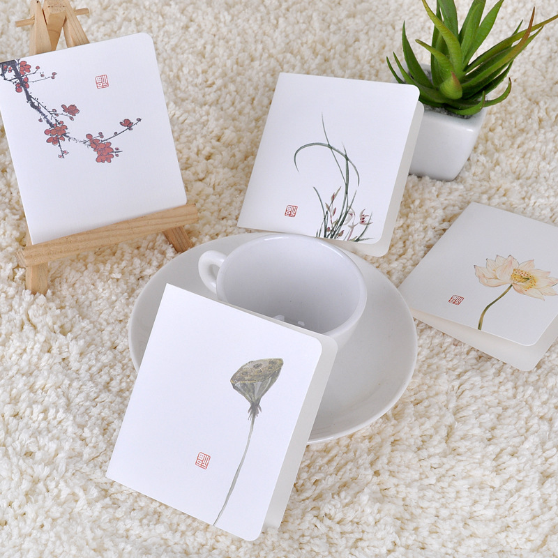 Chinese style greeting card Korean creative birthday card thank you card blessing card diy Thanksgiving Christmas card