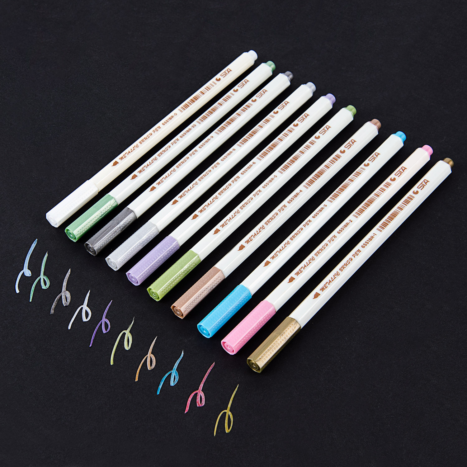 Stasta 6551 cross-border supply metal pen paint pen metal color pen wholesale sales