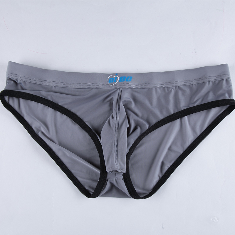 Factory Direct sales aibc summer men's underwear thin ice silk briefs home leisure foreign trade 00hsj