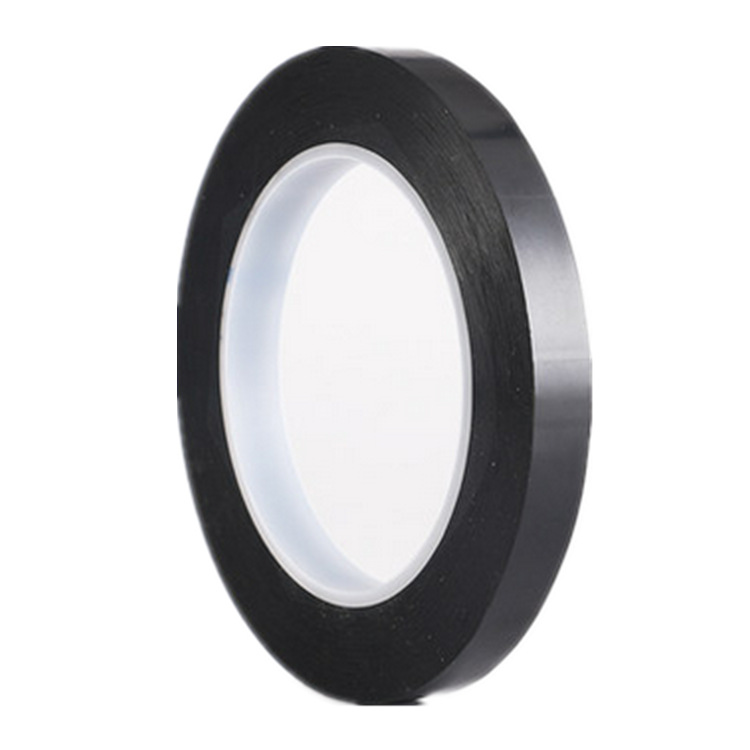Black film shading tape PET black shading tape single-sided adhesive LED light blocking tape