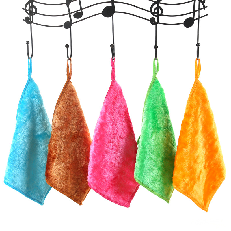 Washing towel Taobao [5 pieces of clothes on behalf of hair] washing towel wood fiber absorbent kitchen washing cloth oil-free cloth