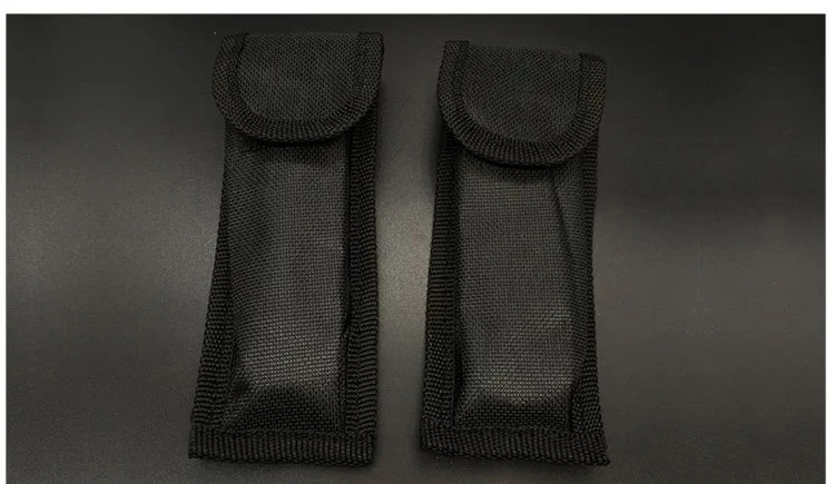 In stock wholesale folding knife nylon cover nylon bag black bag folding knife cover outdoor knife cover