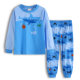 New long-sleeved children's clothing boy boy baby cartoon blue shark homewear suit pajamas K239