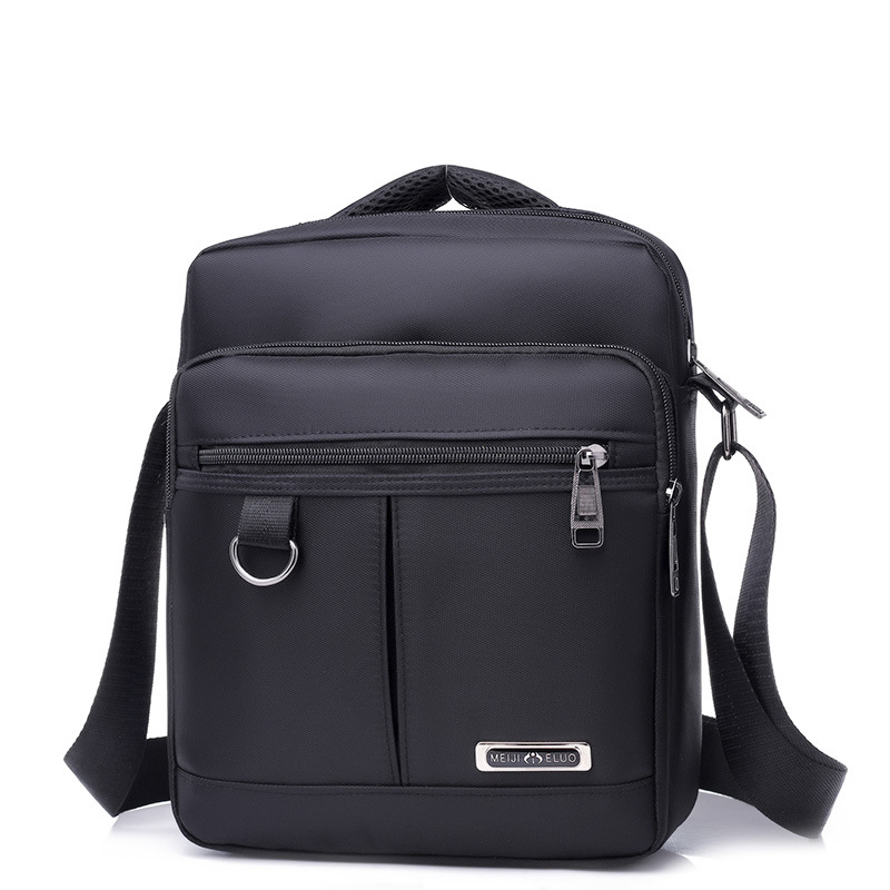 New multi-compartment Oxford cloth shoulder slung men's casual briefcase computer bag vertical satchel factory direct sale