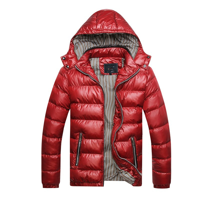 Amazon Foreign Trade Men's Autumn and Winter New Cotton Clothes Men's Korean Style Stand Collar Men's Slim-fit Warm Men's Cotton-padded Jacket