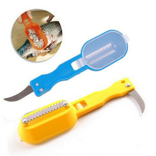 Fish scale brush family Shaver scraper fish scale Shaver kitchen gadgets three colors in stock