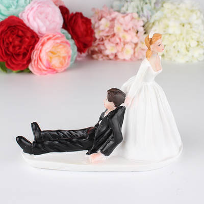 Creative Western Wedding Cake Doll Groom Cake Decorations Valentine's Day Gift