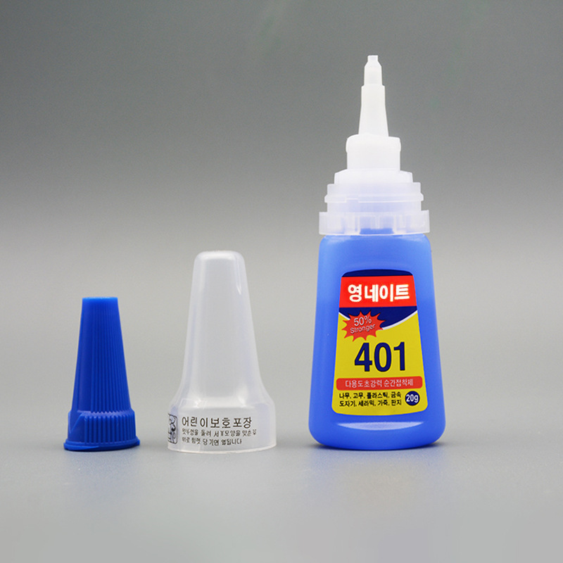 Korean version of 401 glue universal glue nail jewelry plastic repair shoes mend shoes metal super glue factory wholesale