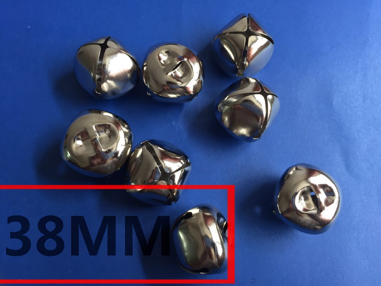 Bell 6mm-48mm manufacturers wholesale iron cross Bell vacuum plating Christmas tree Bell