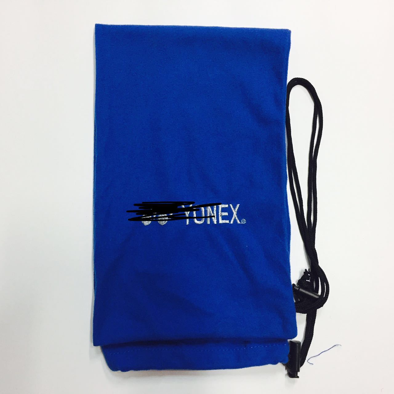 Wholesale direct multi-color badminton racket cloth pocket double drawstring storage flannel bag racket protective cover