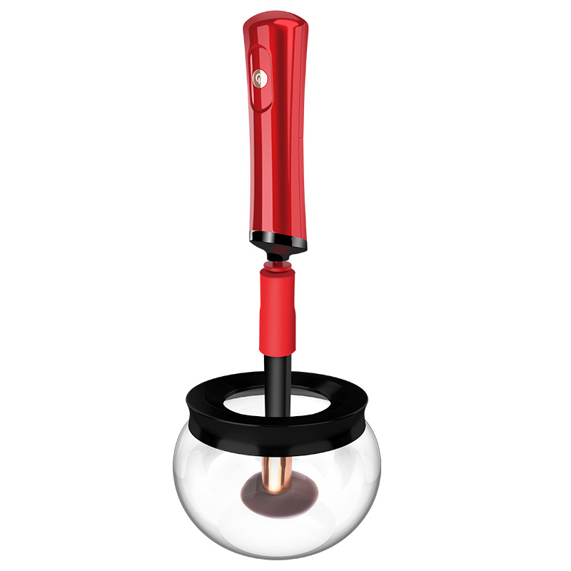 Factory wholesale electric scrubber makeup brush tool automatic cleaner quick wash quick dry makeup brush cleaner