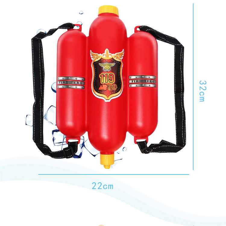 Foreign trade SQ119 children's fire backpack water gun summer beach water toys pull high pressure stall gift