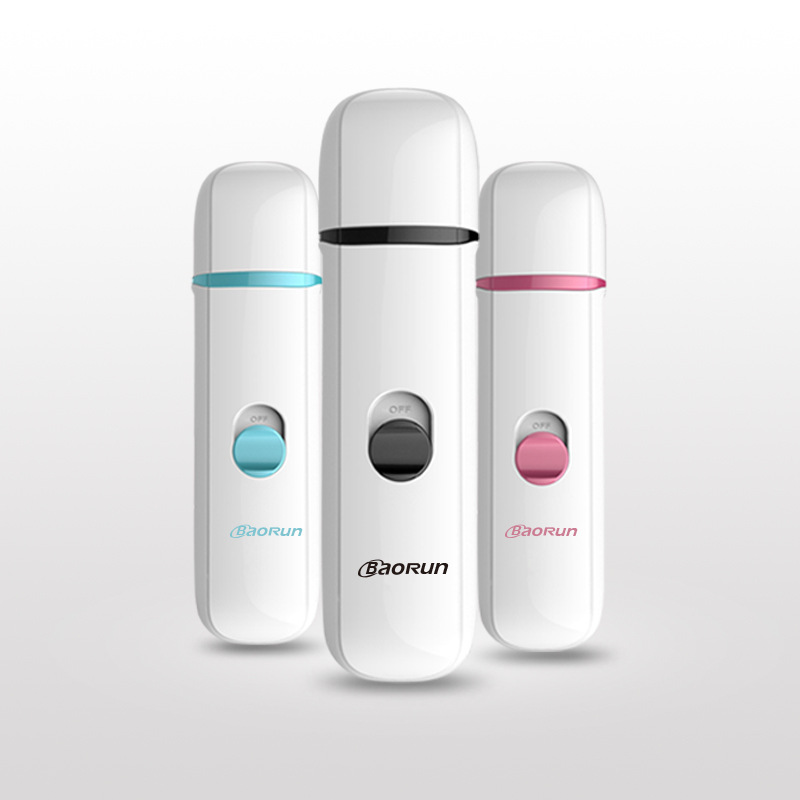 Baorun factory direct pet electric nail grinder dog cat electric automatic nail trimmer battery