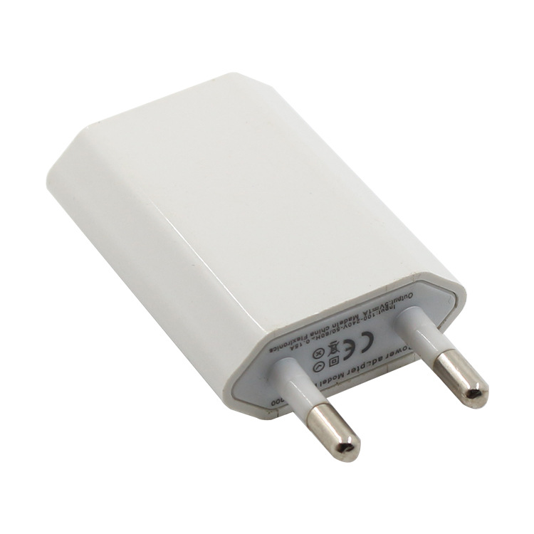 Зарядная головка USB 0.5A Зарядное устройство 4 поколения Мобильный телефон Универсальное зарядное устройство 500 мА Европейский стандарт Американское стандартное зарядное устройство завод