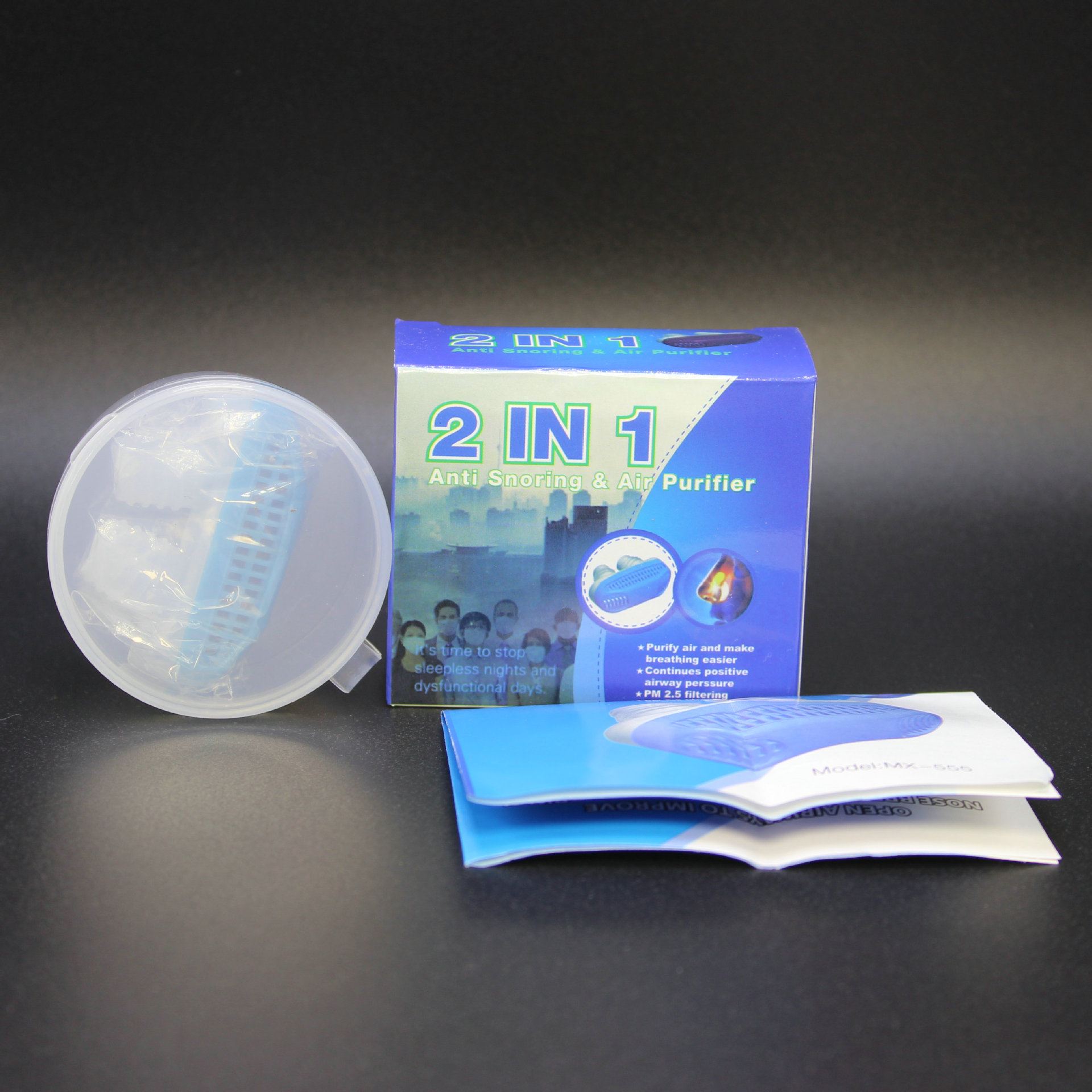 Anti-snoring device to prevent snoring to treat snoring anti-snoring nasal congestion nose clip nose breathing