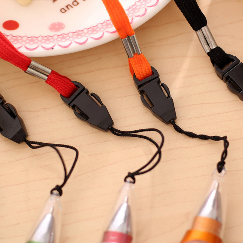 Student prizes multi-functional creative ballpoint pen lanyard note paper LED light pen portable advertising pen custom wholesale