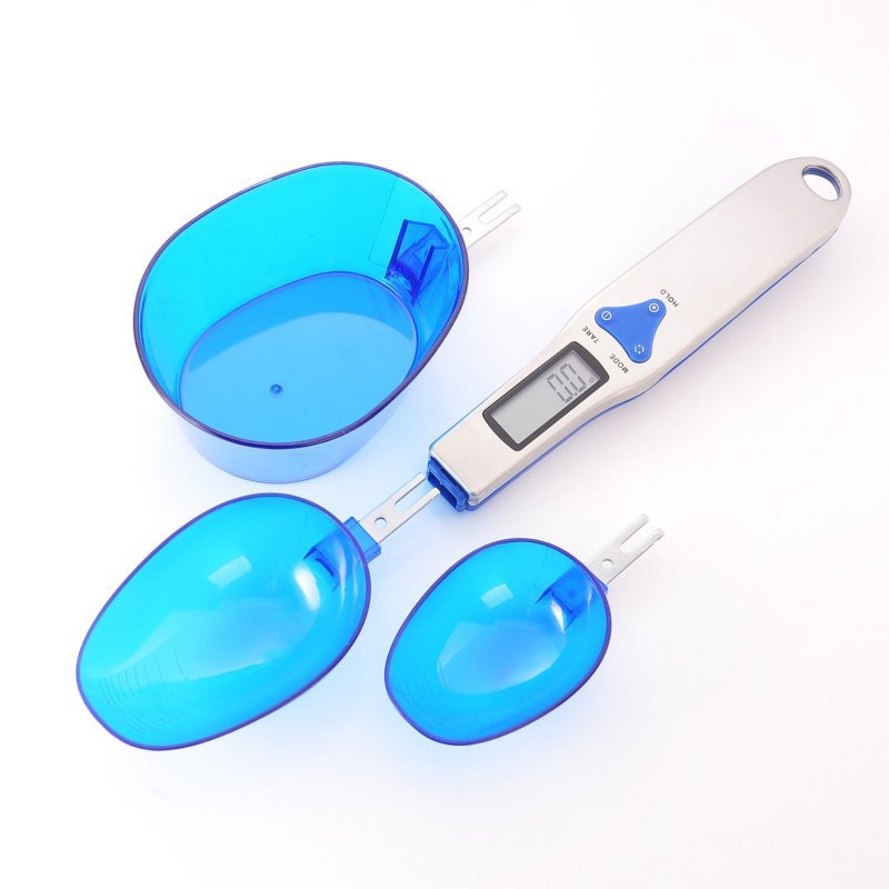 New three spoon electronic scale 0.1g spoon scale kitchen scale electronic spoon scale 500g support ingredients scale