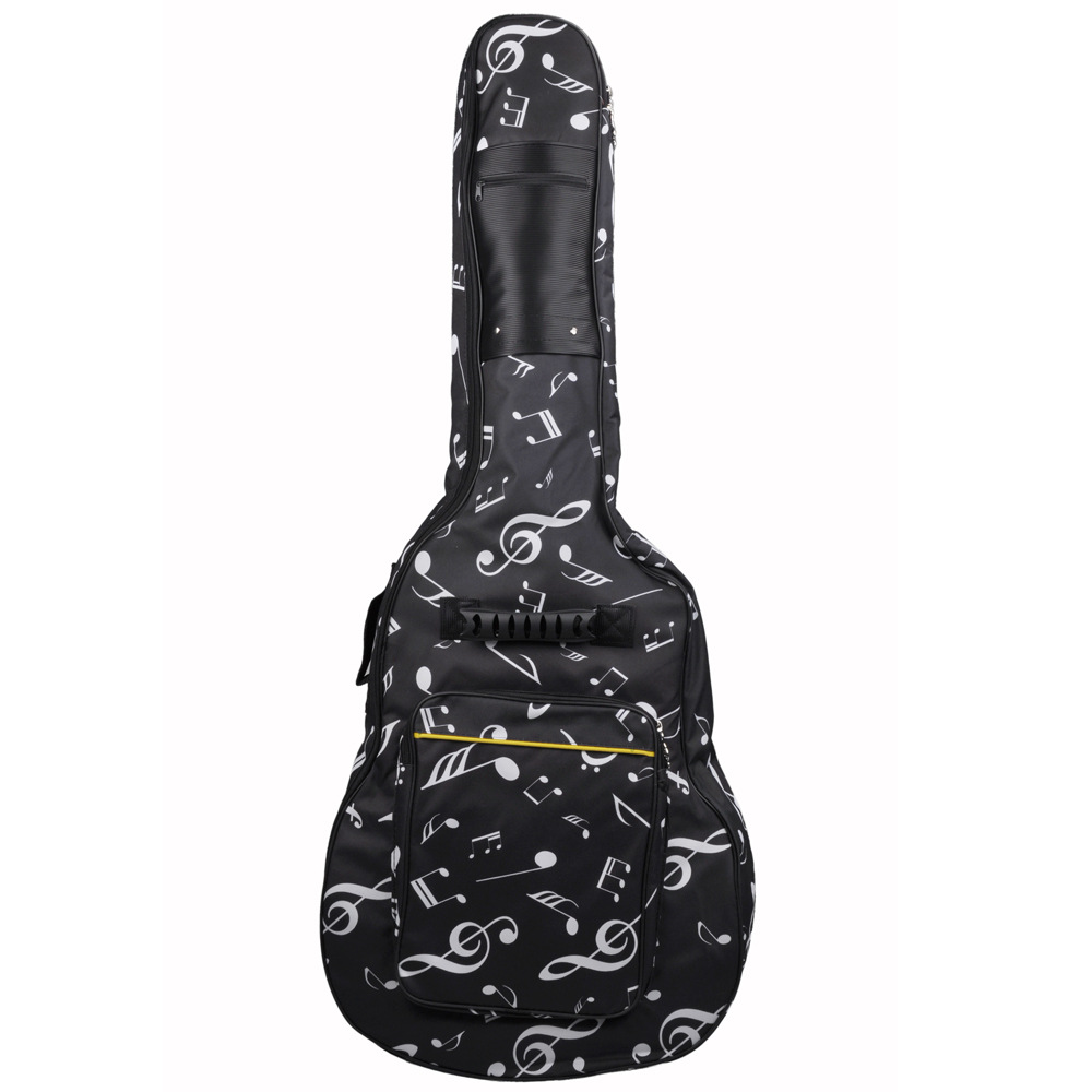 40 41-inch folk guitar bag Oxford cloth thickened musical note guitar bag acoustic guitar shoulder padded backpack cross-border
