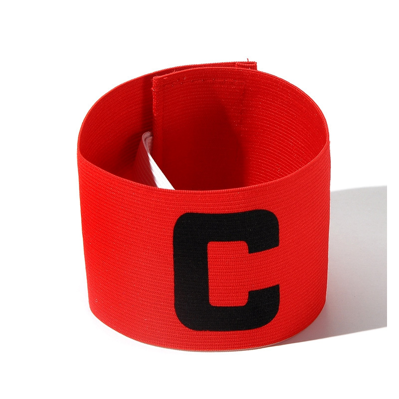 Captain's armband football game armband multicolor elastic armband elastic paste winding C logo no label
