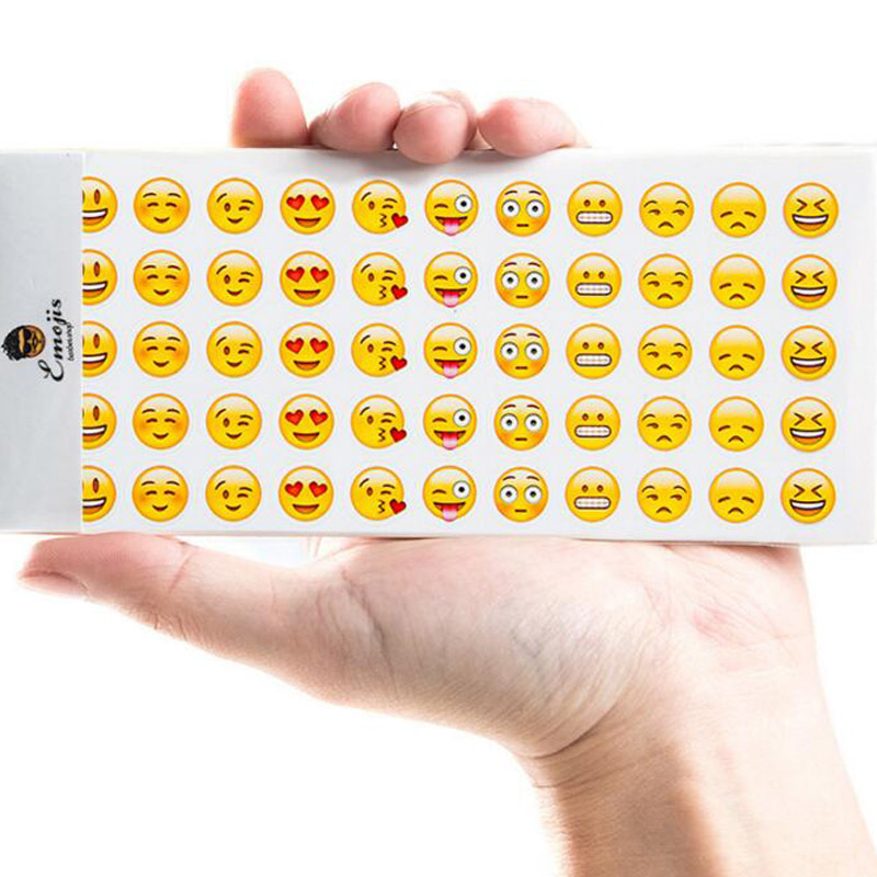 Spot horizontal hand account book Diary stickers Emoji expression stickers decorative expression stickers 12 a set of stickers