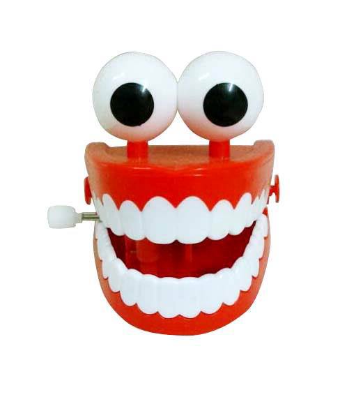 Chain Wind-up Teeth Jumping Trick Toys Halloween Toys Promotional Advertising Giveaway Gifts