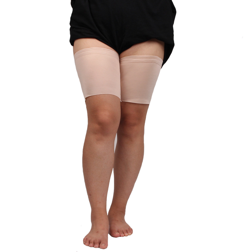 European and American Silicone Anti-slip Socks Cover Elastic Flat Thigh Cover Large Size Anti-friction Leg Cover Leg Belt_voghion.com