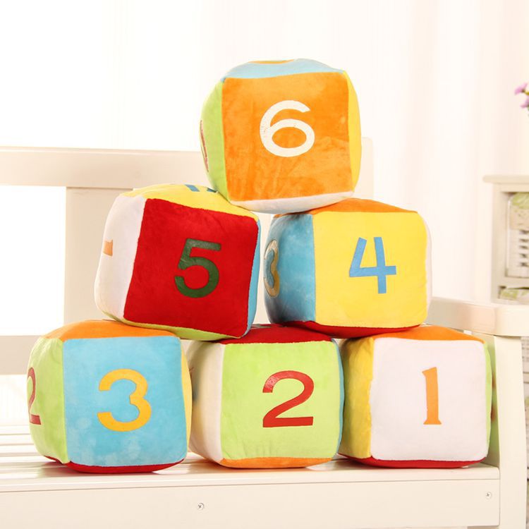 Creative dice plush toy children's game dice doll small toy manufacturers wholesale event gifts